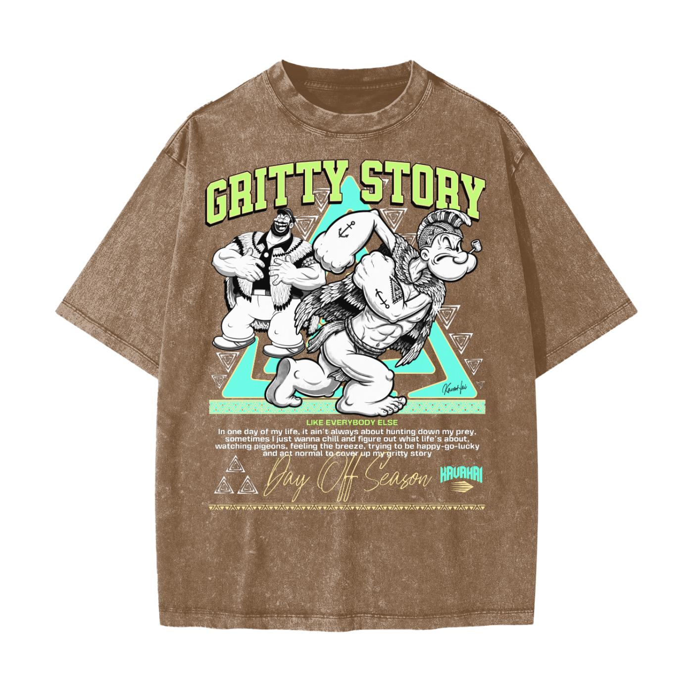 Gritty Story  Washed Look