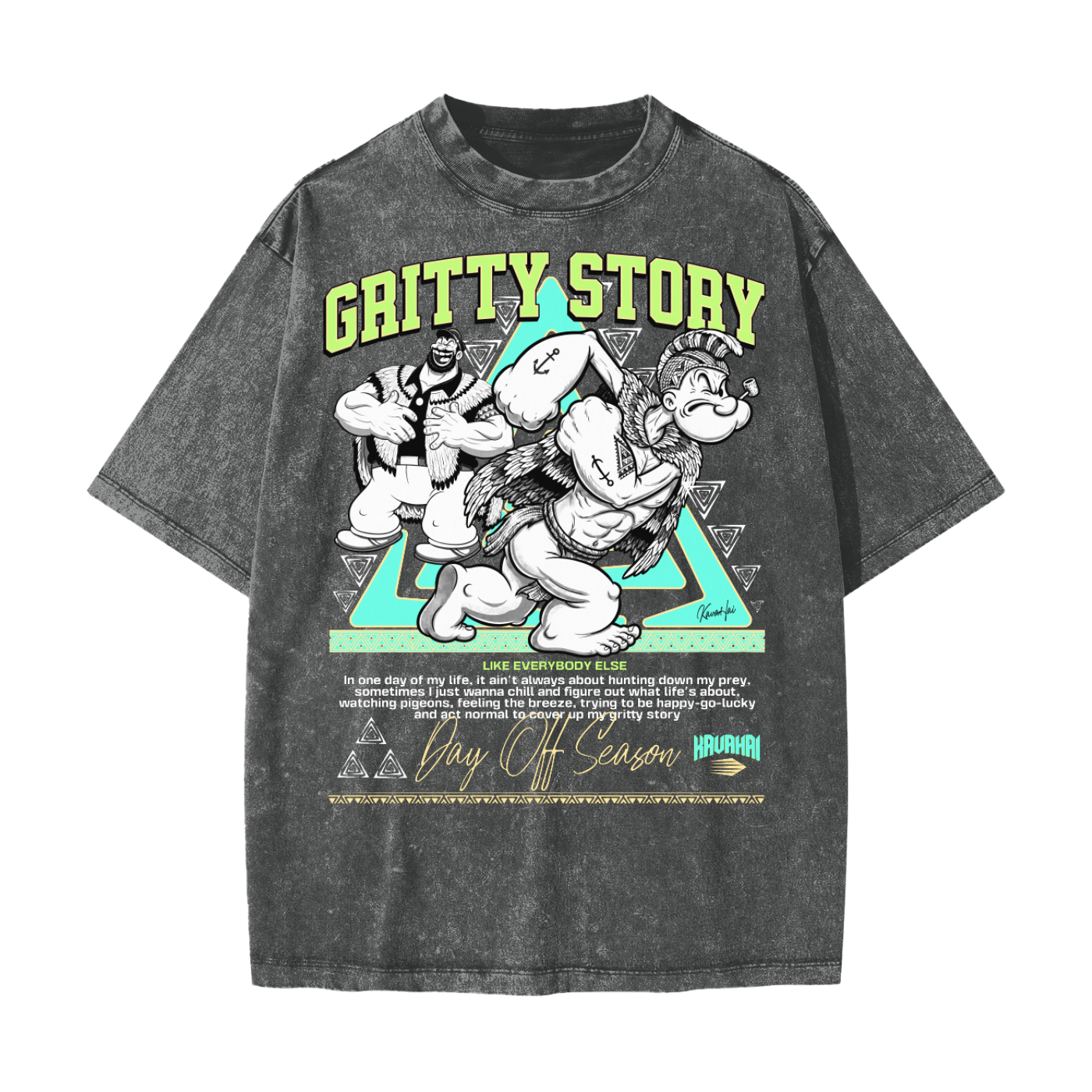 Gritty Story  Washed Look