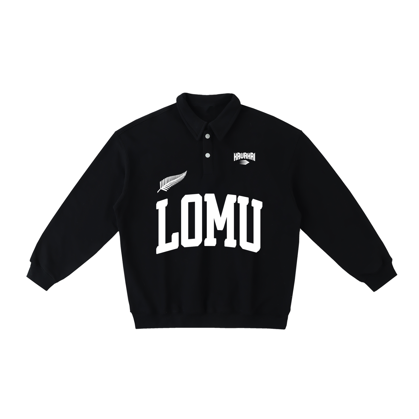 JL BOOM 11 Rugby-Collar Sweatshirt