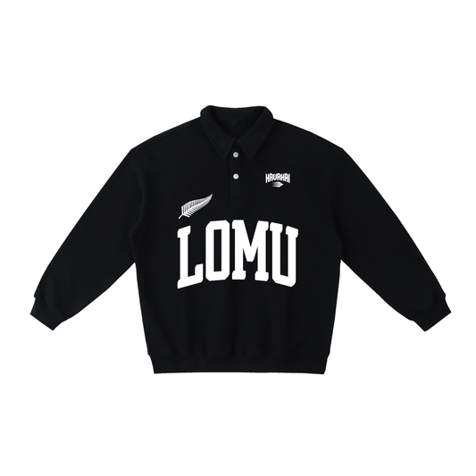 JL BOOM 11 Rugby-Collar Sweatshirt
