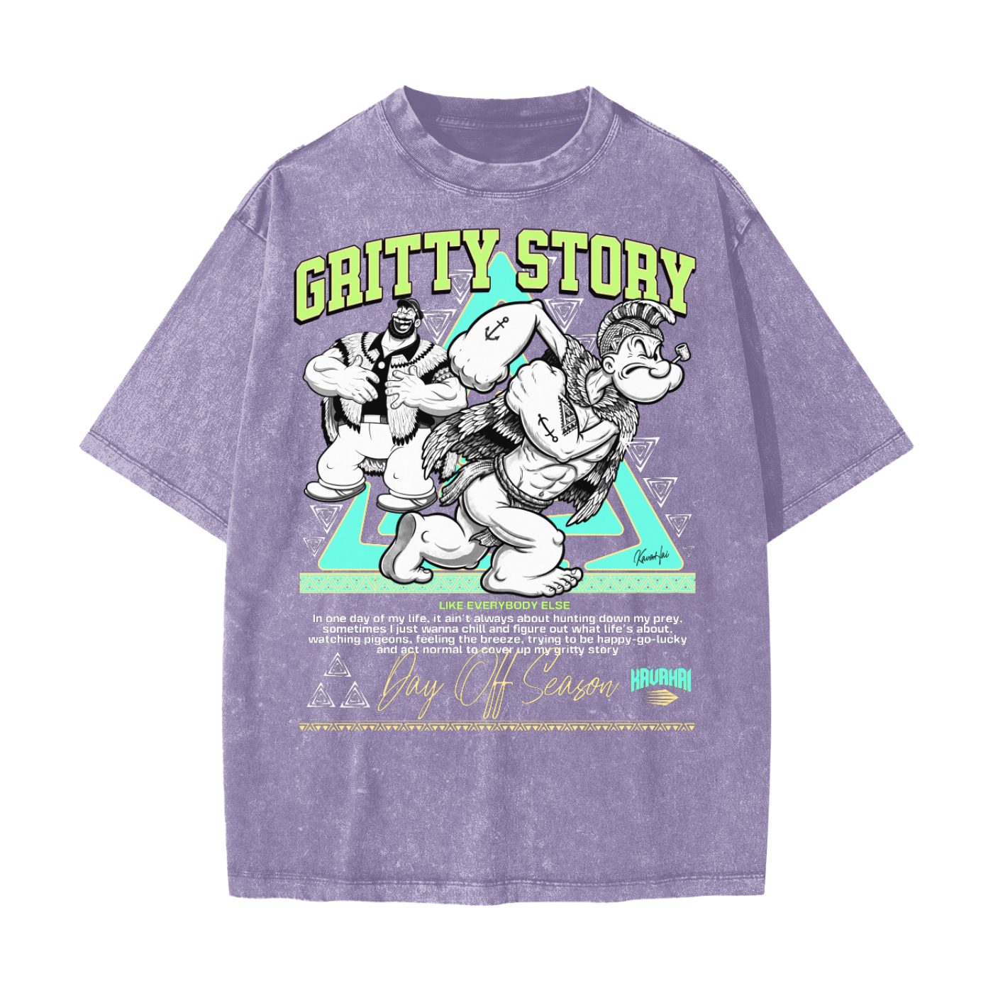 Gritty Story  Washed Look