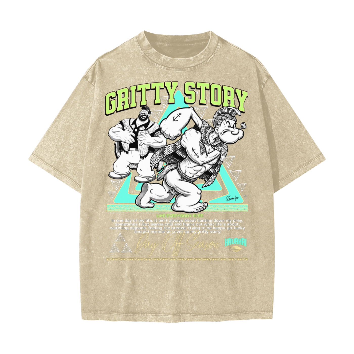 Gritty Story  Washed Look