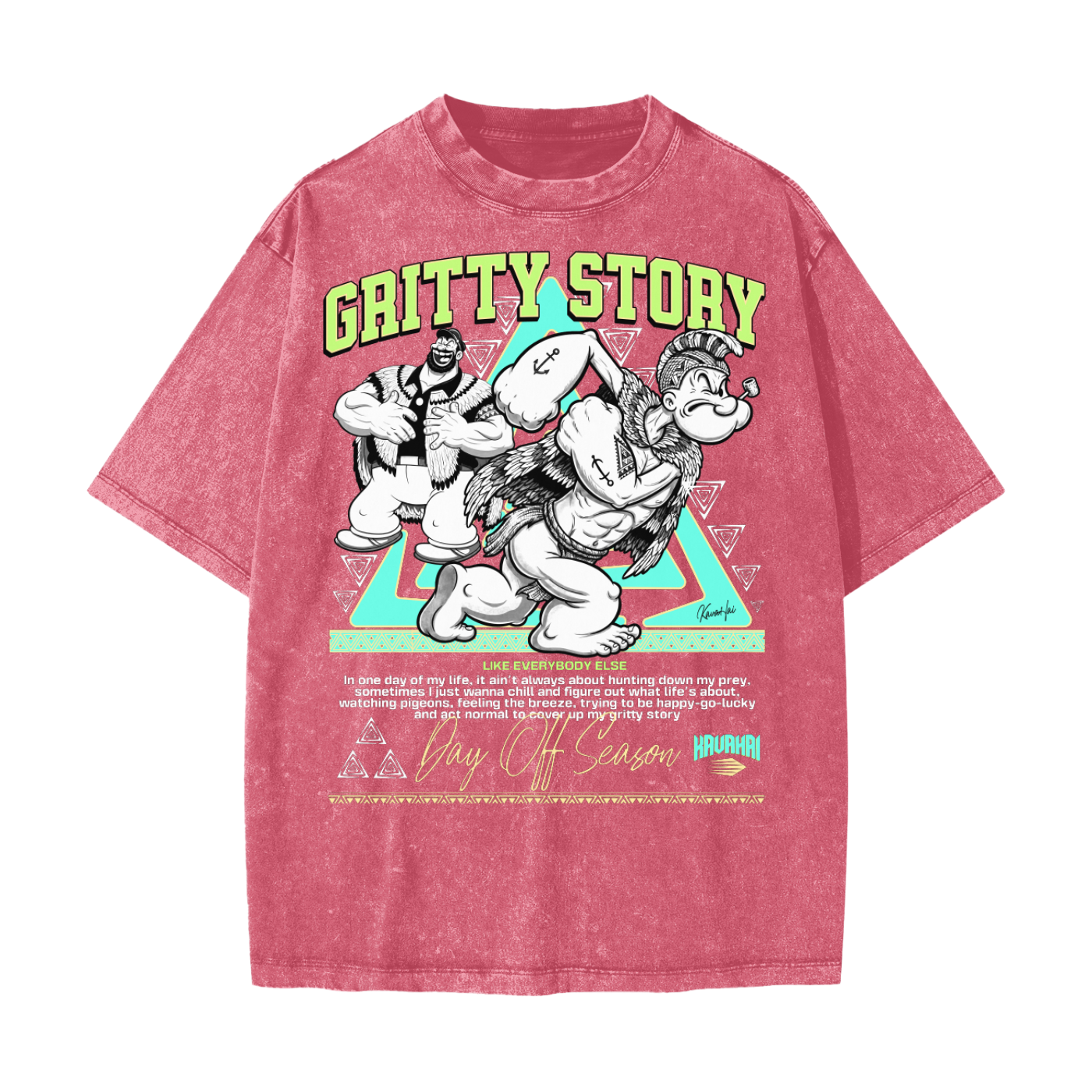 Gritty Story  Washed Look