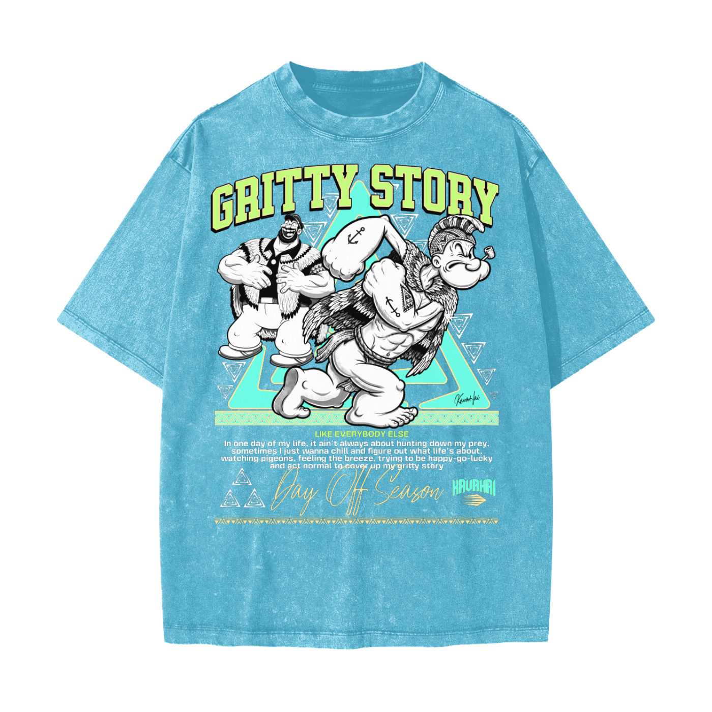 Gritty Story  Washed Look