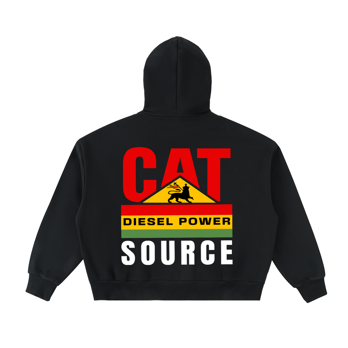 Lucky Black Cat Winter Hoodie