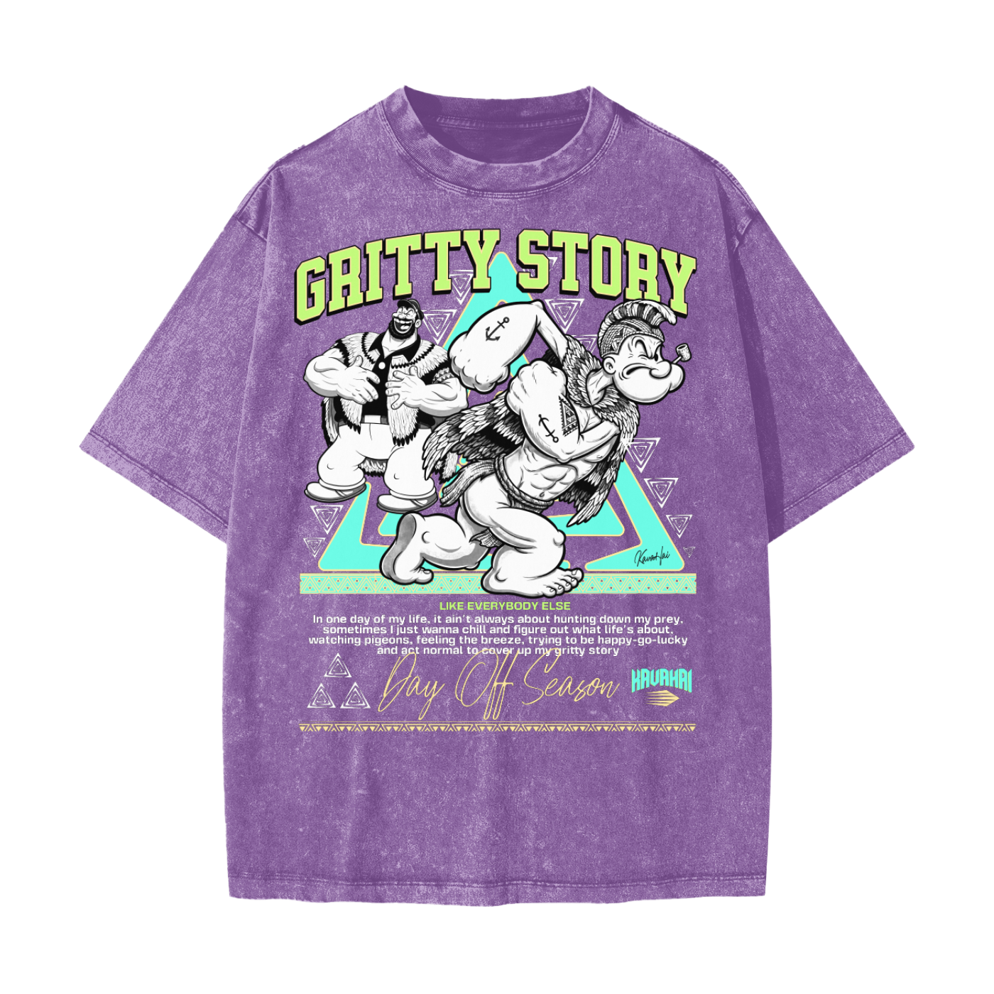 Gritty Story  Washed Look