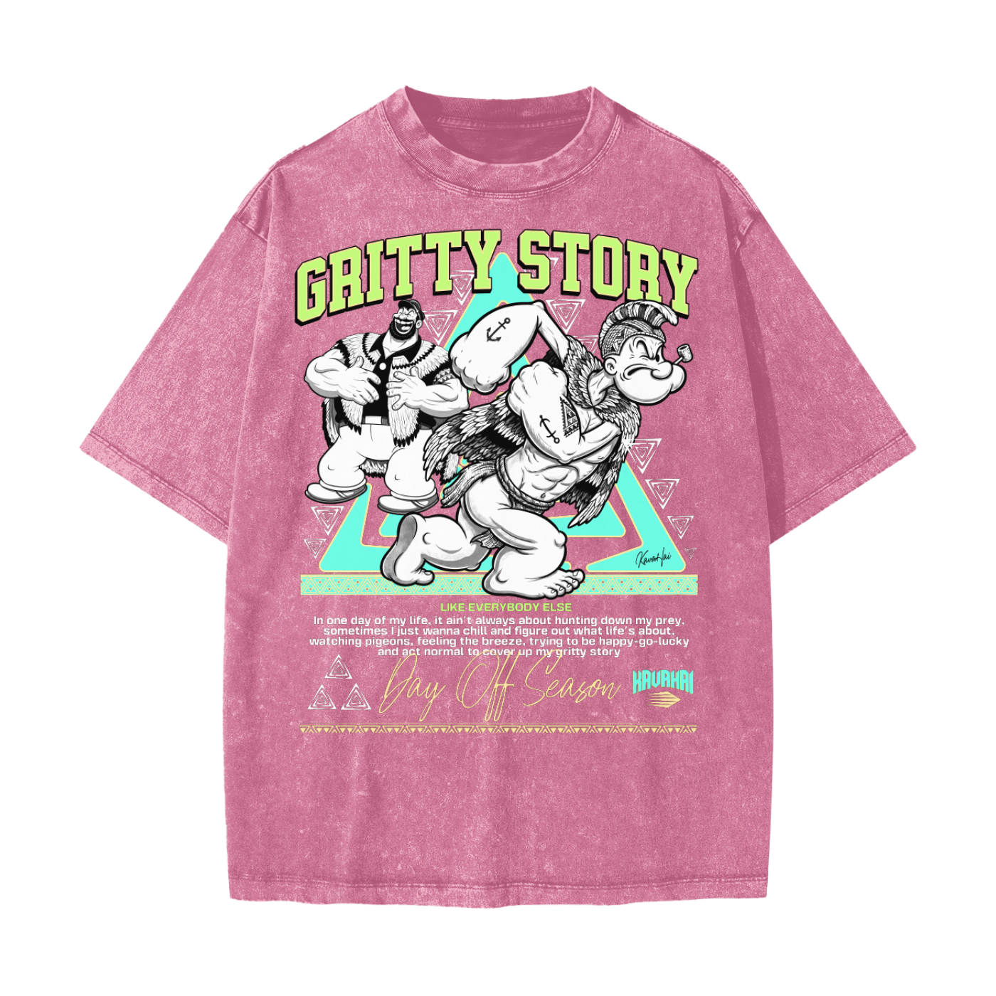 Gritty Story  Washed Look