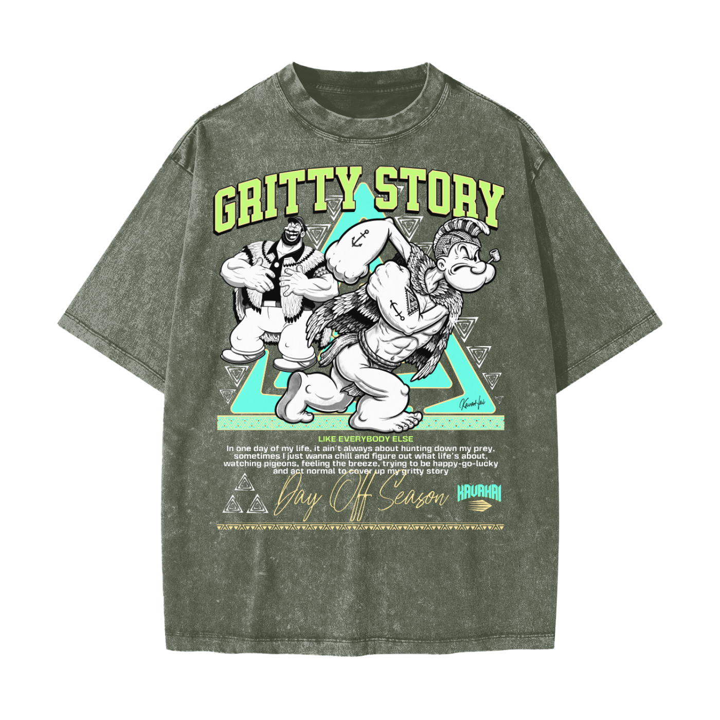 Gritty Story  Washed Look