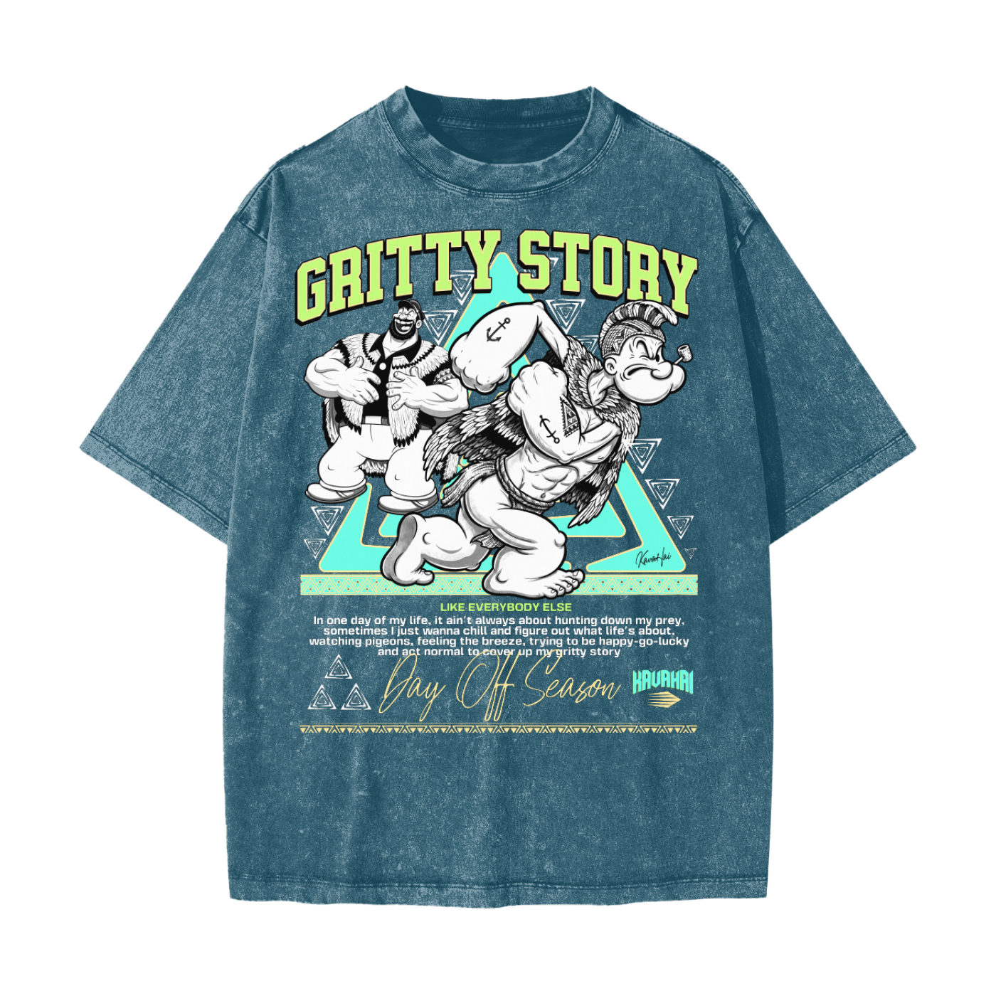 Gritty Story  Washed Look