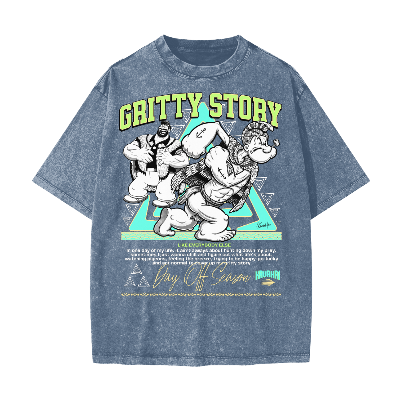 Gritty Story  Washed Look